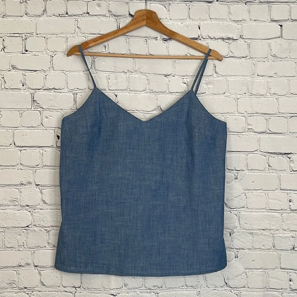 J.Crew Factory Chambray Cami - Picture 5 of 8